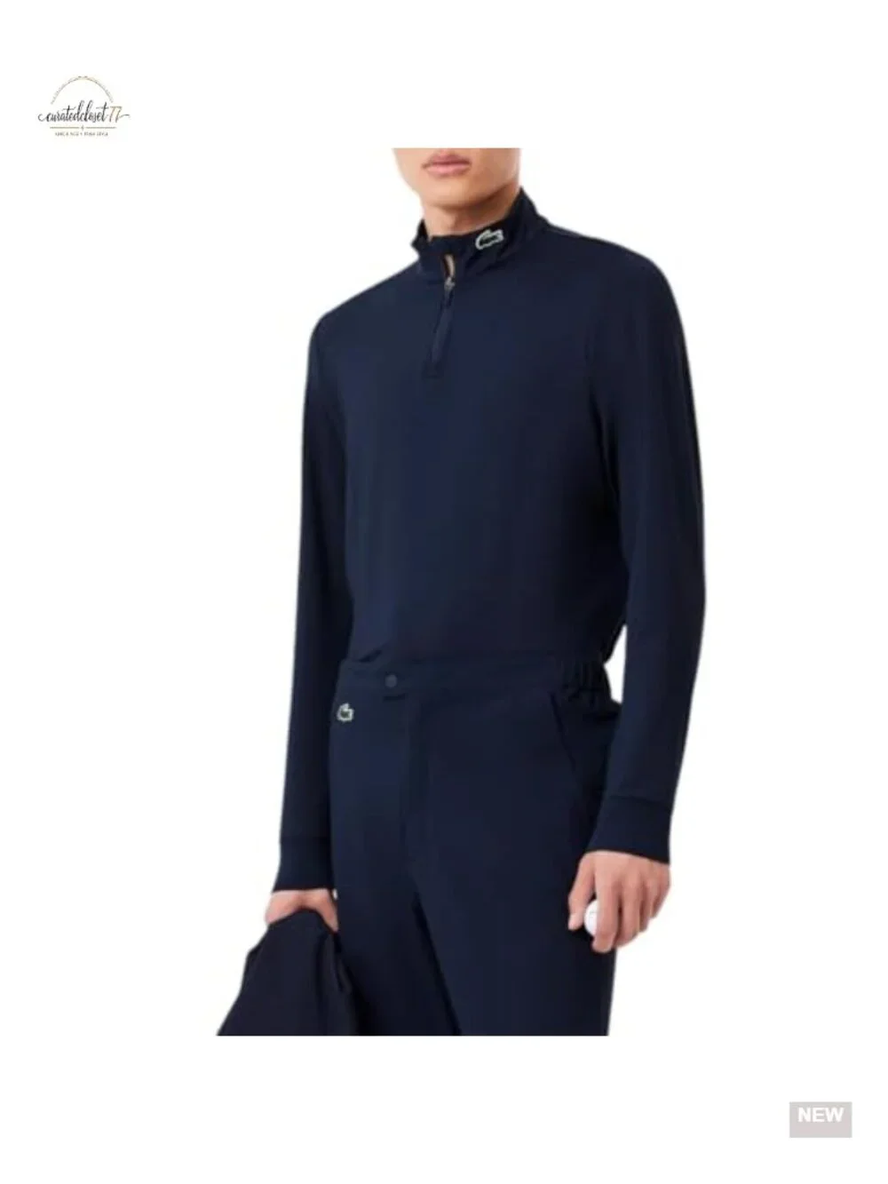 Performance Golf Quarter Zip Midlayer Sweatshirt Stretch Ultra Dry